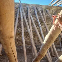چوب سقفی ۷متری و۴متری و چندتا حمال سنگین وقلدور
