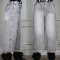 شلوار لی فول بگ قد۹۰