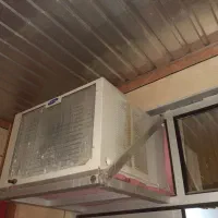 کولر پنجره ای سالم همراه جاکولری المینیوم رو پنجره|کولر گازی و فنکوئل|کردکوی, |دیوار