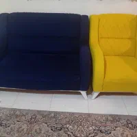 ۲ دست مبل در حد نو|مبلمان خانگی و میز عسلی|شاهین‌شهر, شهرک گلدیس|دیوار