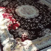 فرش‌۱۲متری‌رنگ‌زرشکی تک‌هست‌‌در‌حد‌نو‌می‌باشد|فرش|ملایر, |دیوار