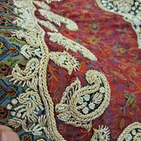 ست کامل ترمه سرمه دوزی پرکار|پرده، رانر، رومیزی|تهران, جردن|دیوار