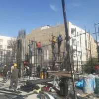 داربست فلزی نما کفراژ تابلو بنر تمام نقاط تهران