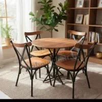 میز و صندلی چوبی تونت