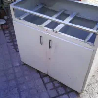 کابینت فلزی با هود همگی سالم محکم