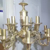 لوستر برنجی|لوستر و چراغ آویز|کرج, کرج نو|دیوار