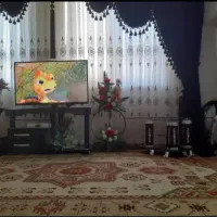 تور و دو عدد والان آبشاری مخمل و زیر پرده ای|پرده، رانر، رومیزی|چناران, |دیوار
