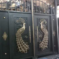 درب حیاط اهنی سنگین