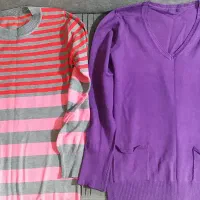 بافت گپ و بلوز نخی