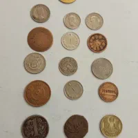 سکه قدیمی 10 روپل ۵دینار و قاجاری اروپایی عتیقه