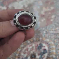 انگشترعقیق بانگین دورفیروزه ای|کلکسیون اشیاء عتیقه|سرپل ذهاب, |دیوار