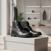 نیم بوت چرم مردانه|کیف، کفش، کمربند|رشت, کوی جام جم|دیوار