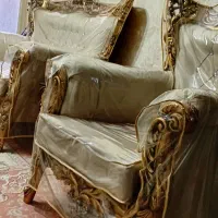 مبل کرم روشن طلایی|مبلمان خانگی و میز عسلی|اسلامشهر, شهرک محمدیه|دیوار