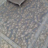 فرش 12 متری افشان طوسی کاملا سالم و در حد نو