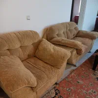 مبل هفت نفره راحتی کارکرده سالم