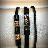 دستبند سه لاین چرم مردانه|بدلیجات|قم, ارم|دیوار