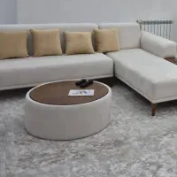 مبل ال بسیار نو همراه میز|مبلمان خانگی و میز عسلی|دزفول, |دیوار