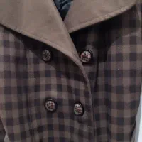 پالتو فوتر کوبیده کوتاه قهوه ای|لباس|قیامدشت - خاورشهر, |دیوار