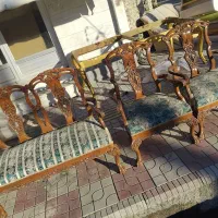 مبل وصندلی پشت چوب چپندل