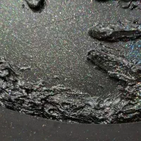 تابلوی ماه نورانی به همراه درخشش اکلیل قطر ۵۰ سانت|چراغ خواب و آباژور|خلیل شهر, |دیوار