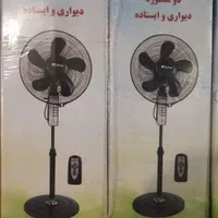 پنکه دیواری هیرو کنترلی موتور 60 وات سیم پیچ مسی|پنکه و تصفیه‌کنندهٔ هوا|مشهد, عبادی|دیوار