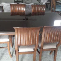 صندلی و میز ناهار خوری مدل صدفی|میز و صندلی غذاخوری|مشهد, شهرک رازی (شهرک غرب)|دیوار