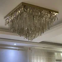 یک عدد لوستر مدرن LED کاملا سالم|لوستر و چراغ آویز|رشت, منظریه|دیوار