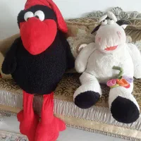 عروسک سایز بزرگ کلاغ و گاو