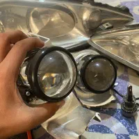 چراغ جلو ۲۰۶ و لنز چراغ و دو نوع هدلایت خفن|قطعات یدکی و لوازم جانبی|شیراز, معالیآباد|دیوار