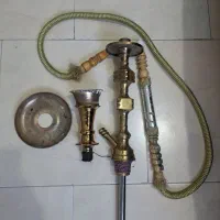 قلیان (قلیون) برنجی کامل بدون شیشه