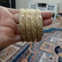 چهار عدد النگو طلاروس.طلا روس رنگ ثابت سالم