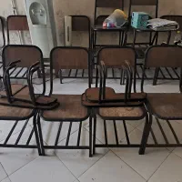 صندلی فلزی دانشجویی با دسته