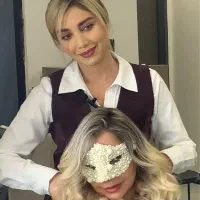 آموزشگاه زیبایی سوده آموزش رنگ لایت کراتین شینیون