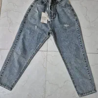 شلوار لی دخترانه مام فیت