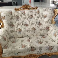 مبل سلطنتی 7نفره کار کرده هست ولی در حد نو هست|مبلمان خانگی و میز عسلی|اندیشه, اندیشه فاز ۴|دیوار