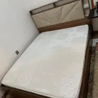 تخت دو نفره نو با تشک|تخت و سرویس خواب|چمستان, |دیوار