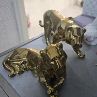 مجسمه سرامیکی حیوان(ببر)