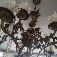 لوستر برنز ۴ شاخه سفارشی