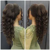 سالن زیبایی شنیون و میکاپ عروس آرایشگاه