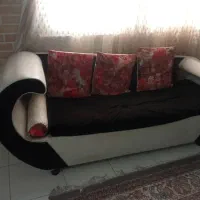 مبل همراه جلو مبلی و عسلی