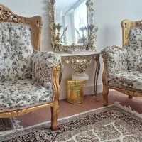 مبل سلطنتی راحتی چوب راش فروش فوری|مبلمان خانگی و میز عسلی|زنجان, |دیوار