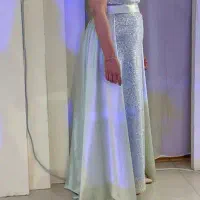 پیراهن مجلسی دو سه ساعت پوشیده شده کاملا نو|لباس|ارزوئیه, |دیوار