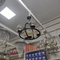 لوستر منظومه ۵ شعله|لوستر و چراغ آویز|سنندج, |دیوار