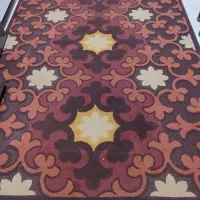 فرش 6متری گل برجسته کاملا سالم