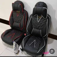 یک دست روکش صندلی پراید با زه مشکی ویه  دست کفه