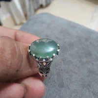 انگشتر عقیق سبز کمیاب