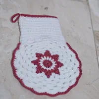 لیف با کاموای اکریل بافت