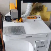 دستگاه لیزر حکاکی و برش فایبر ۵۰ وات|ماشین‌آلات صنعتی|زنجان, |دیوار