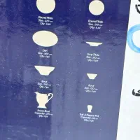 سرویس چینی لورین،۲۹پارچ،طرح طلایی،بدنه کویین،نو|ظروف سرو و پذیرایی|سرچهان, |دیوار