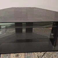 میز تلویزیون شیشه ای